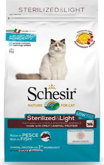 Ushqim për mace Schesir, 1.5 kg - 1