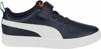 Atlete për fëmijë Puma, të bardha dhe blu deti