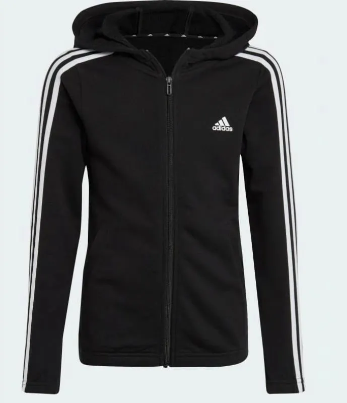 Duks me kapuç adidas për fëmijë, i zi - 1