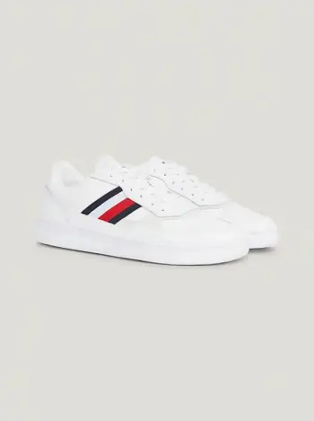 Këpucë Tommy Hilfiger për meshkuj, të bardha
