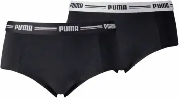 Të brendshme femrash Puma Mini Short W 2 Pack, pambuk, set 2 copë, shumëngjyrëshe