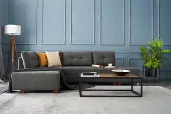 Kënd-sofë krevati Atelier del Sofa, kënd-sofë krevati majtas, ngjyrë antracit