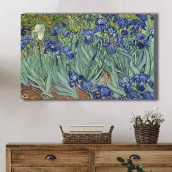 Pikturë dekorative në kanavacë, Van Gogh, shumëngjyrëshe, 45x70cm