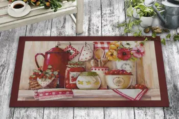 Shilte hyrëse PVC Aberto Design, shumëngjyrëshe, 45x70cm