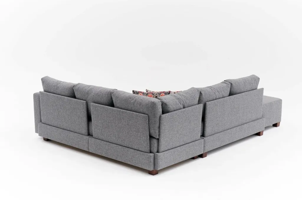 Kënd-sofë krevati Atelier del Sofa, kënd i djathtë, ngjyrë gri - 10
