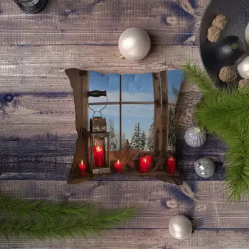 Jastëk dekorativ Aberto Design, NYXMAS140, shumëngjyrësh, 43x43cm