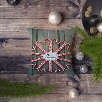 Jastëk dekorativ Aberto Design, NYXMAS121, shumëngjyrësh, 43x43cm