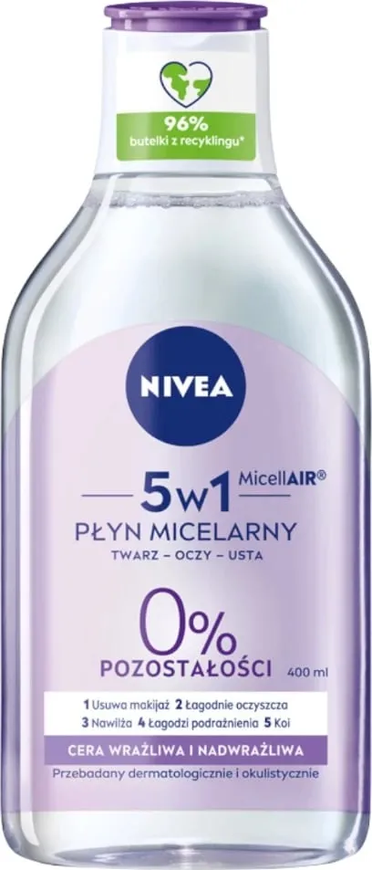 Ujë micelar Nivea MicellAir Skin Breathe për femra 400ml - 1