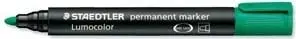 Marker permanent Staedtler Lumocolor, set 10 copë, jeshile