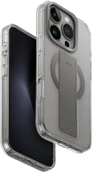 Mbështjellës UNIQ Heldro Max Magclick për iPhone 16 Pro, Transparent - 1