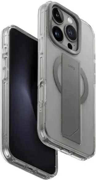 Mbështjellës UNIQ Heldro Max Magclick për iPhone 16 Pro, Transparent