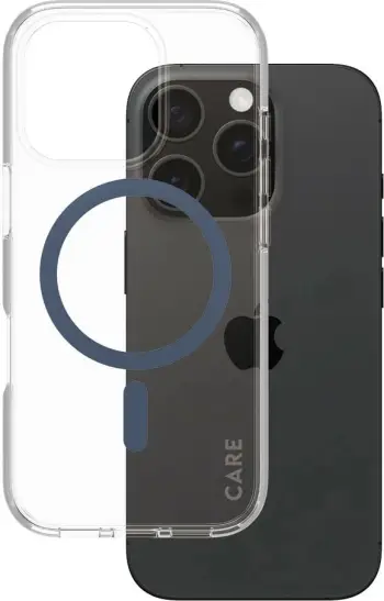Mbështjellës PanzerGlass CARE Case Flagship MagSAFE për iPhone 16 Pro, transparent