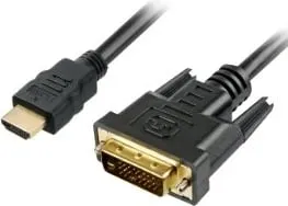 Kabllo HDMI në DVI-D Sharkoon 1m, e zezë - 1