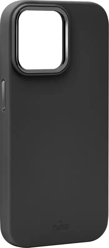 Mbështjellës Puro Icon Mag Pro MagSafe për iPhone 15 Pro, silikon, zi