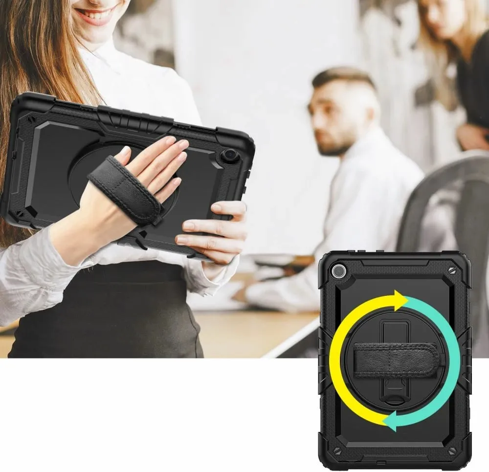 Mbulesë tablet Tech-Protect Solid360, për Lenovo Tab M10 3rd Gen 10.1", silikoni dhe polikarbonat, e zezë - 4
