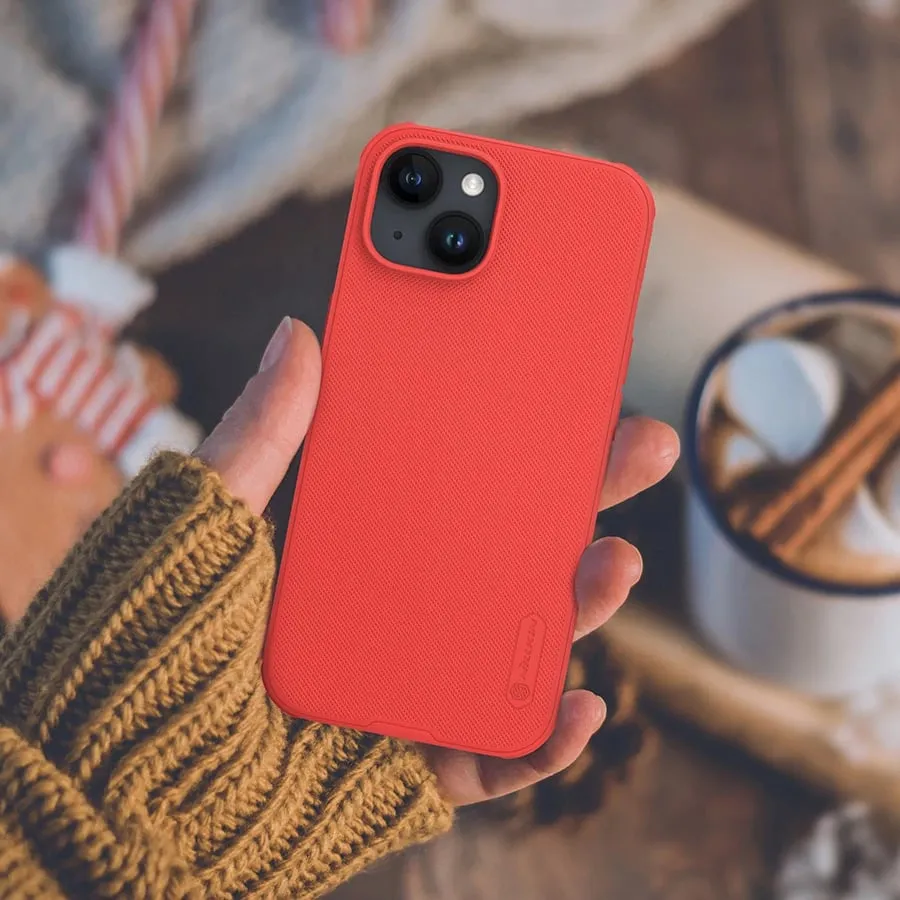 Mbështjellës Nillkin Super Frosted Shield Pro për iPhone 15, i zi - 15