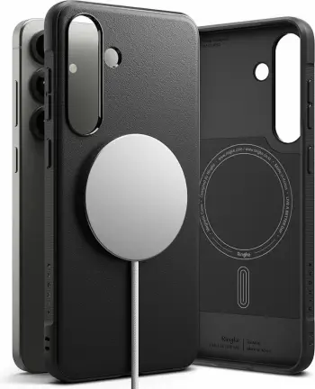 Mbështjellës Ringke Onyx MagSafe për Samsung Galaxy S25+, i zi