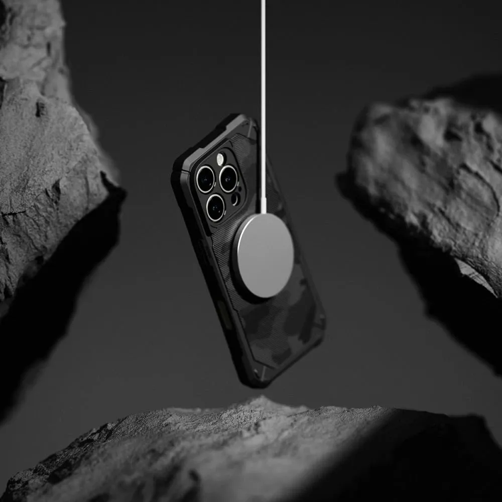 Mbështjellës Ringke Rugged Gear MagSafe për iPhone 16 Pro Max, i zi - 6