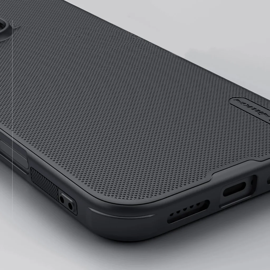 Mbështjellës Nillkin Super Frosted Shield Pro për iPhone 16 Pro, i zi - 8