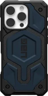 Mbështjellës UAG Monarch Pro me MagSafe për iPhone 16 Pro, Blu - 1