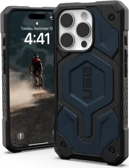 Mbështjellës UAG Monarch Pro me MagSafe për iPhone 16 Pro, Blu - 3