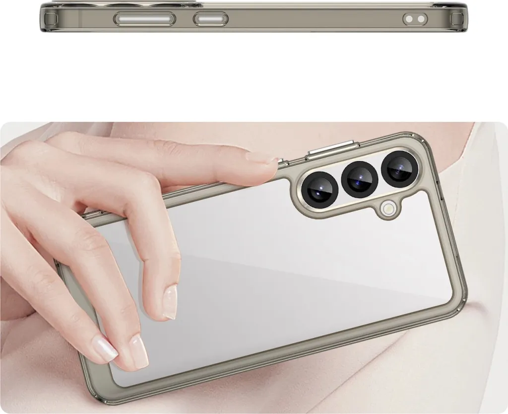 Mbështjellës Hurtel Outer Space Case për Samsung Galaxy S25+, transparent black - 4