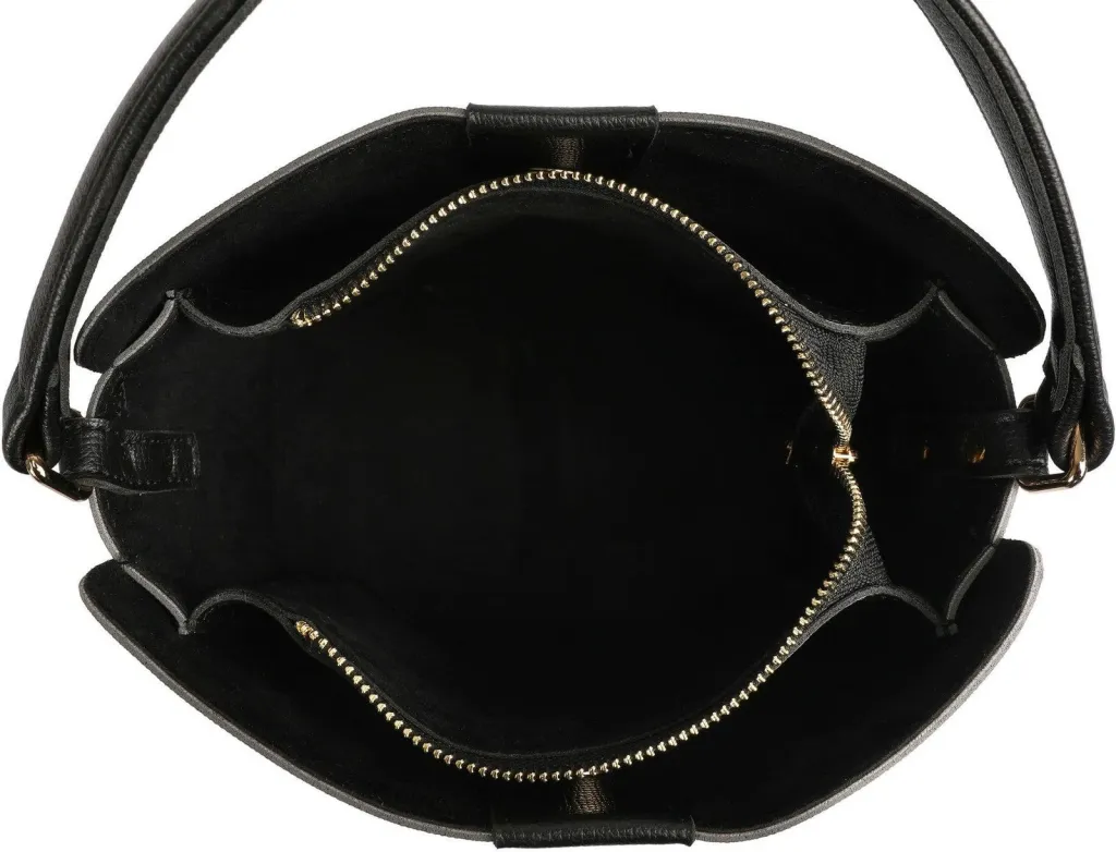 Çantë bucket Lucky Bees, 328 v2, gri, e zezë - 7
