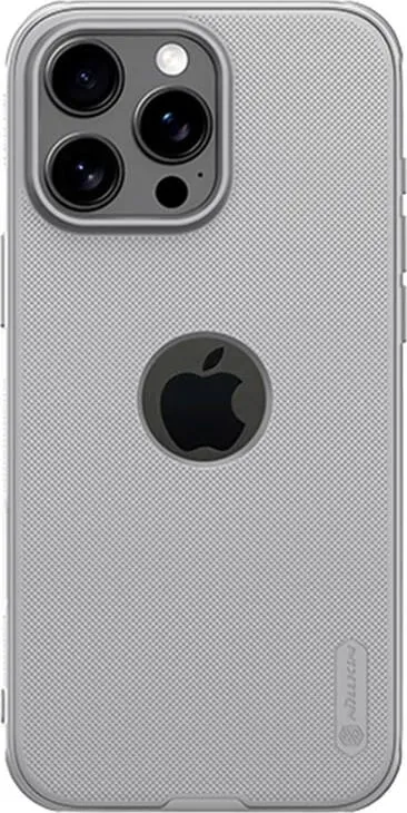 Mbështjellës Nillkin Super Frosted Shield Pro për iPhone 16 Pro, Gri - 1