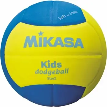 Top volejbolli për fëmijë Mikasa, kaltër-verdhë