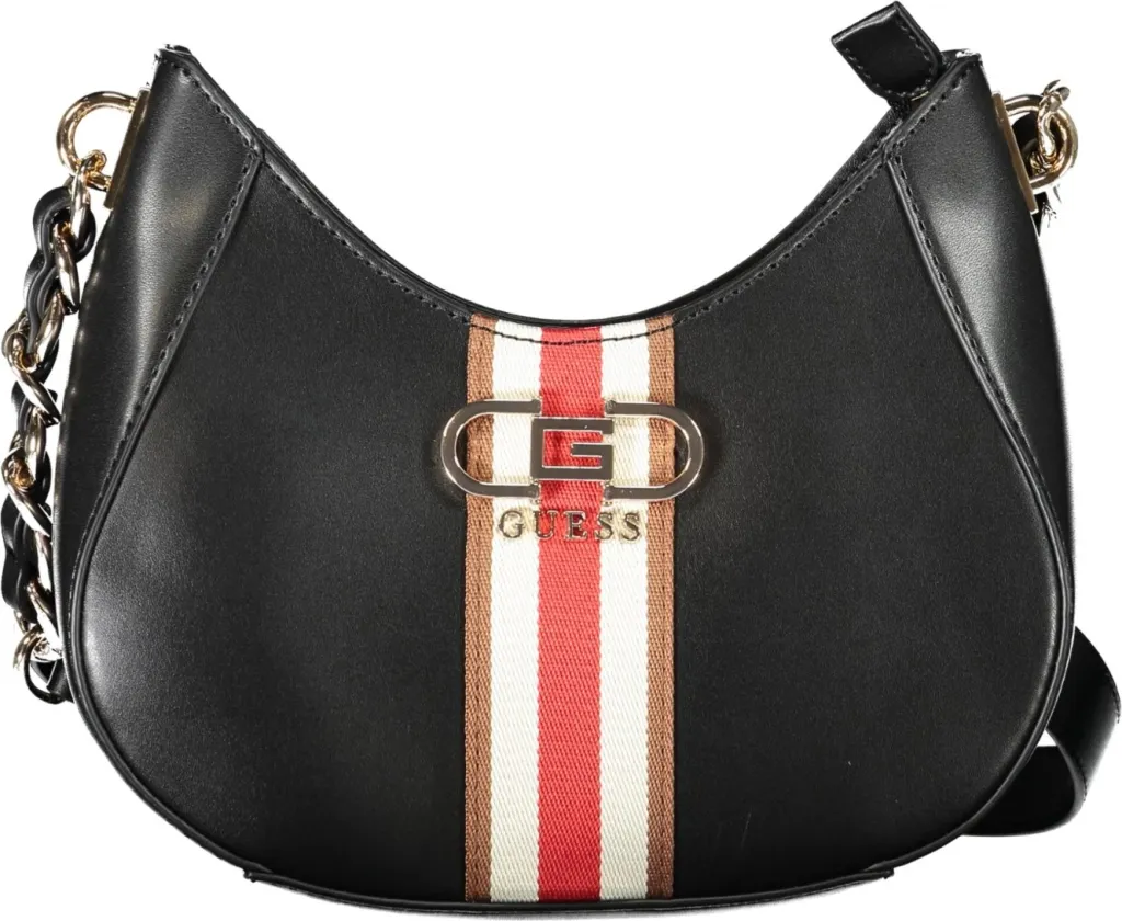 Çantë për femra GUESS JEANS Nelka, e zezë - 1