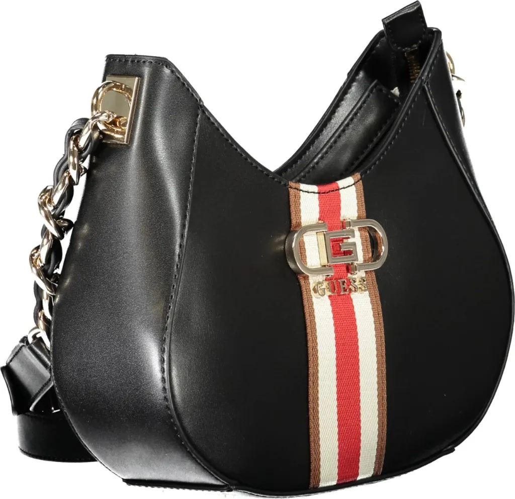 Çantë për femra GUESS JEANS Nelka, e zezë - 3
