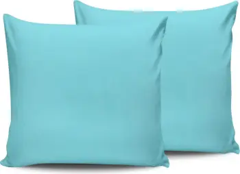 Set këllëfësh jastëku (2 copë), ngjyrë turquoise, L'essentiel