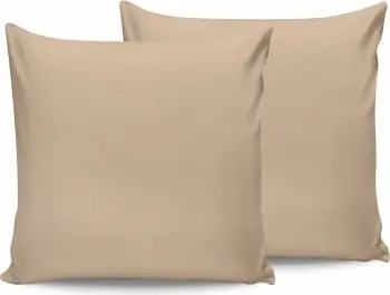 Set këllëfësh jastëku (2 copë), ngjyrë bezhë, L'essentiel