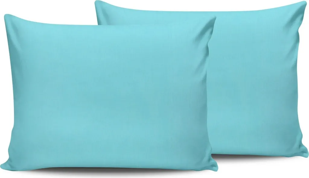 Set këllëfësh jastëku (2 copë), ngjyrë turquoise, L'essentiel - 1