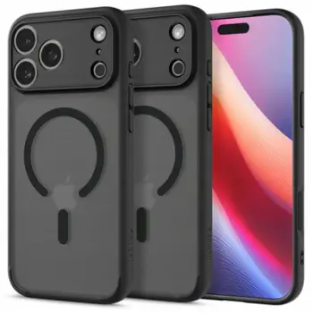 Mbështjellës Spigen Ultra Hybrid MagSafe për iPhone 17 Pro Max, i zi