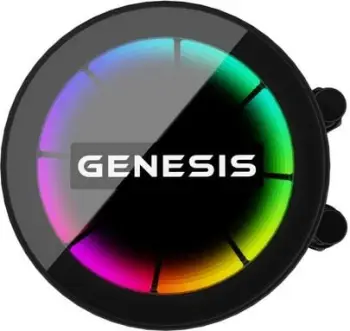 Sistem ftohës me lëng Genesis Hydria 240, radiator 240mm, 2x ventilator 120mm, i zi