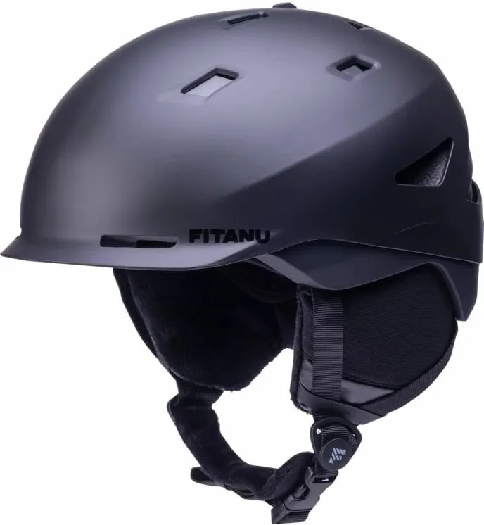 Helmetë për ski Iguana, unisex, e zezë - 2