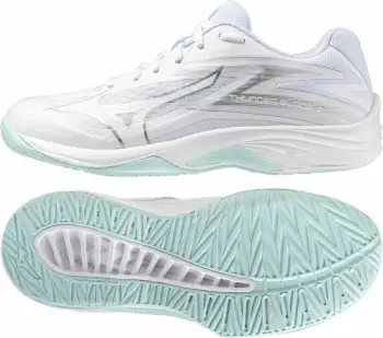 Këpucë volejbolli Mizuno Thunder Blade Z V1GC237040, për palestër, non marking, të bardha