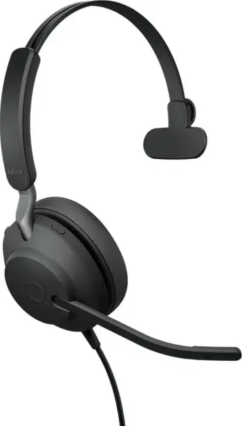 Kufje Jabra Evolve2 40 SE, USB C/A, Mono, e zezë