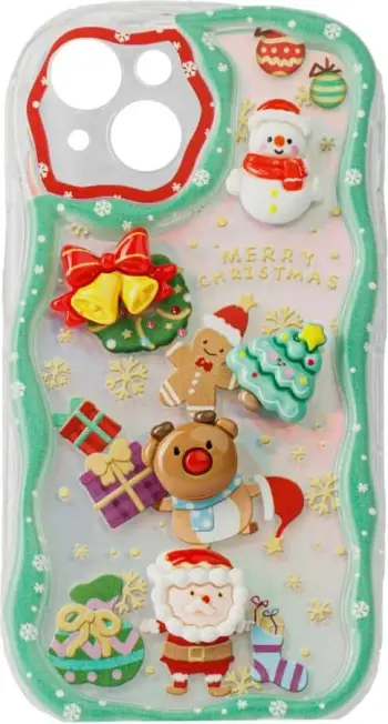 Fotroll për telefon TECH TIME Christmas Edition Green (IP15PRO)
