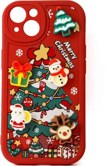 Fotroll për telefon TECH TIME Christmas Edition Cherry Red (IP12PRO)