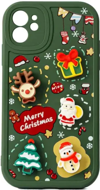 Fotroll për telefon TECH TIME Christmas Edition Green (IP16)