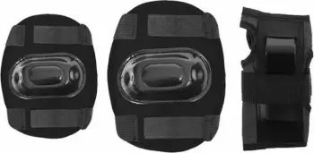 Set mbrojtësesh Nils Extreme, unisex, të zeza