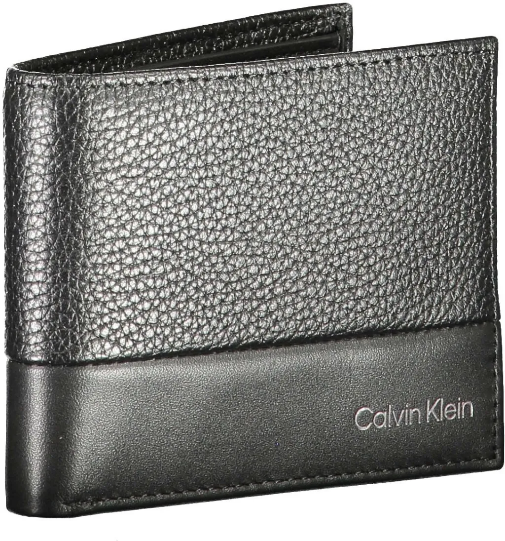Portofol Calvin Klein për meshkuj, i zi - 3