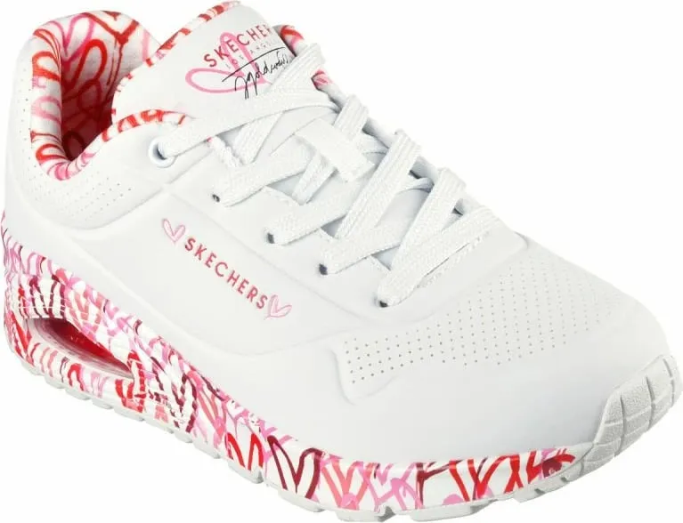 Atlete për femra Skechers, të bardha - 1
