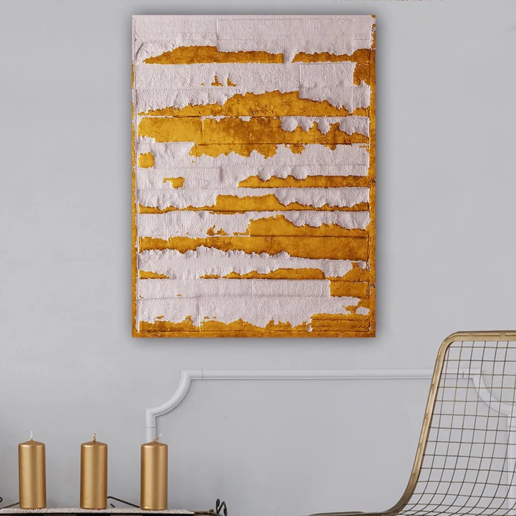 Pikturë muri GOBI, kanavacë e printuar, 98x2.5x68cm - 2