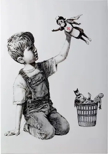 Pikturë muri GOBI, kanavacë e printuar, 50x3x70cm