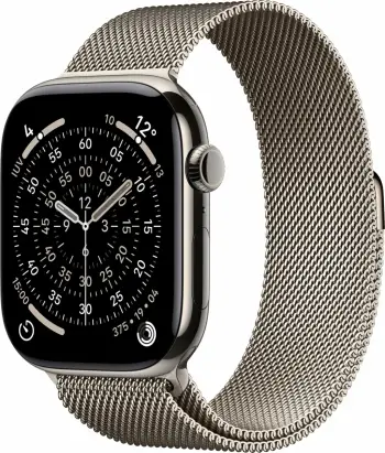 Smartwatch Apple Watch S11 Titan Natur Cellular 46mm Milanaise natyrale