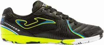Këpucë futsalli Joma Dribling Indoor 2301 M DRIW2301IN, shollë jo shënuese, sistem ventilimi VTS, të zeza me të verdhë