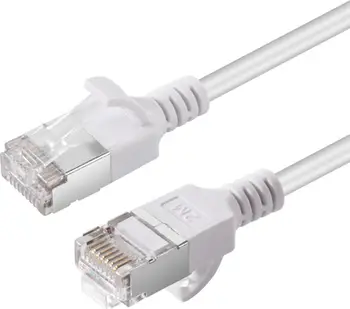 Kabllo rrjeti MicroConnect CAT6A U-FTP Slim, 2m, LSZH, gri